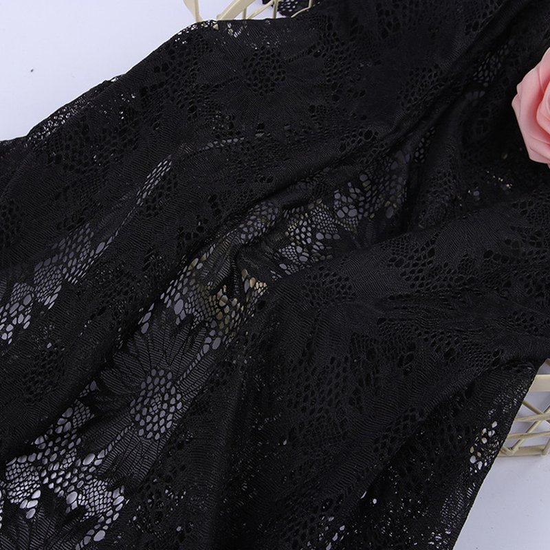 Lace Fabric Dress Cutwork for Women's Wear Wholesale Supplier 4
